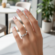Cuban Link 925 Sterling Silver Ring (Available in various sizes)